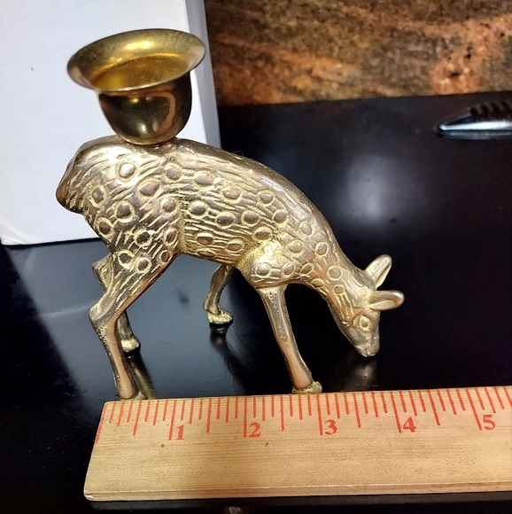 Vintage Brass Candel Holders. - Picture 4 of 9